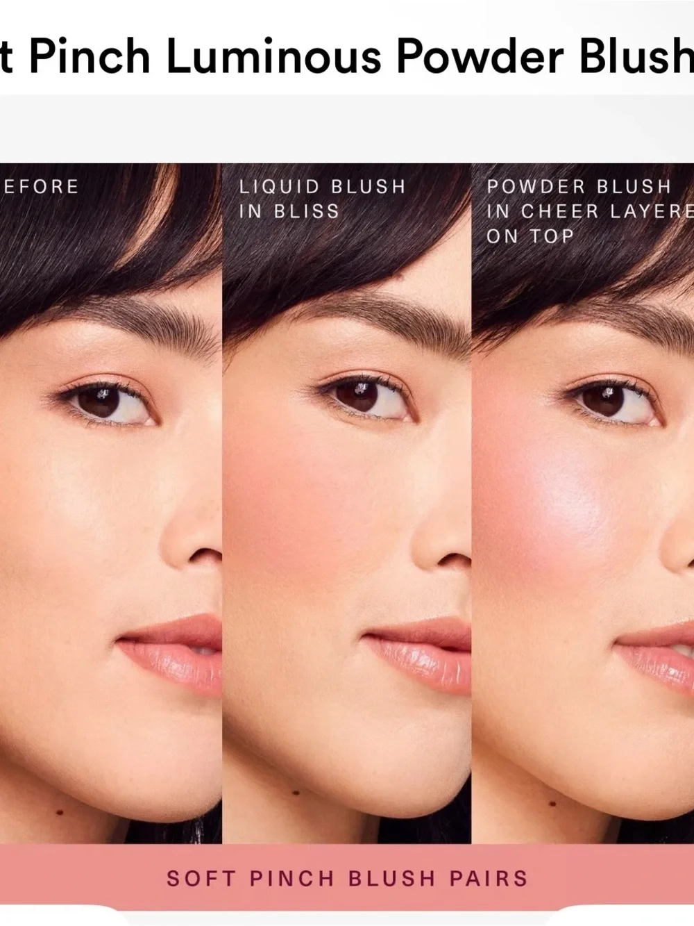 Rare Beauty Luminous Dome Blush — Peachy Pink Glow